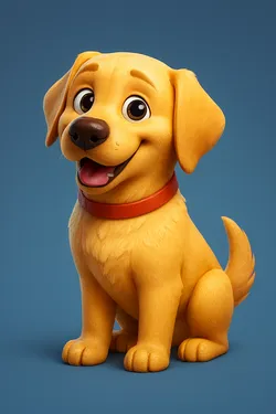 Animated Labrador Retriever