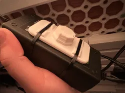Cable tie - powerstrip holder for Multiboard ("Underware" cable management system by HandsOnKatie)