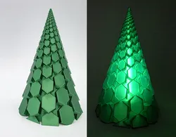 Crystal-mas Tree - LED Tea Light Cover Vase Mode