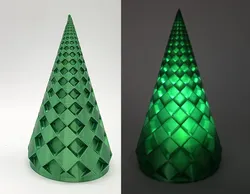 Diamond Tree - LED Tea Light Cover Vase Mode