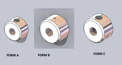 DIN 705 Shaft collars FORM A & B & C - COMPLETE