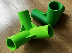 Esquina de 3 vías 40 mm - Modelo de impresión 3D gratuito