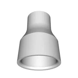 Free Home Appliance Accessories STL Download - hair dryer adapter by SpanglerThings