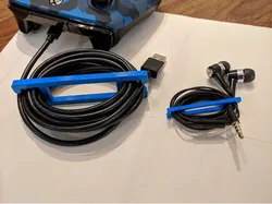 Game cord and USB wrap