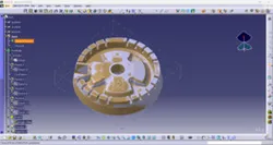 Gas stove plate burner