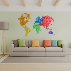 Geometric world map