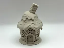 Ice Cream Cone Fairy House