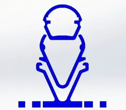 Simulation of profile clamping