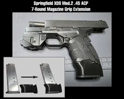 Springfield XD-S Mod.2 45ACP, 7-Round Magazine Grip Extension