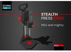 Stealth Press ZERO (small footprint heat set insert press)