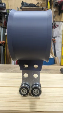 Unistrut Trolley Bracket for 4" Dust Hose