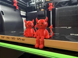 Articulated Christmas Devil