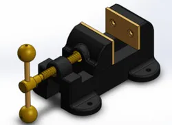 Bench Vice Solidworks Assembly