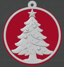 Christmas Tree Ornament – Simple and Festive 3D Print
