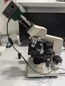 Customizable microscope camera case for Raspberry pi HQ cam