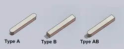 DIN 6885 Feather key - COMPLETE