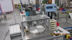 driving a pin into a plastic product