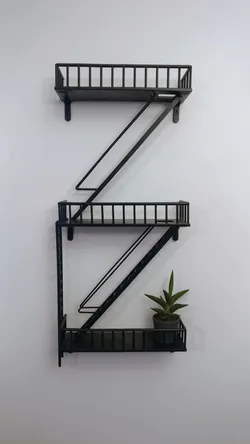 Fire Escape Stairs Shelf