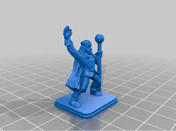 HeroQuest Wizard Orb Staff