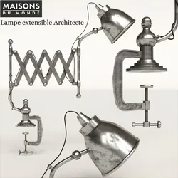 lampe extensible architecte