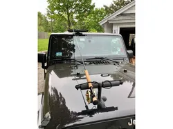 Magnetic Fishing Rod Car Rack