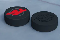 New Jersey Devils NHL Hockey Puck Logo