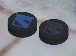 New York Rangers NHL Hockey Puck Logo