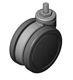 NON-LOCKABLE LIGHT DUTY CASTER WHEEL (100mm DIA)