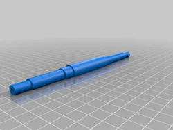 OpenRC F1 2017 revised axle for f104 tyre-spec printed wheels