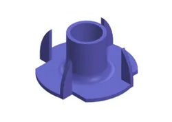 Part-7 - Level 7, Universal Shaft Coupling Hub with Radial Tabs