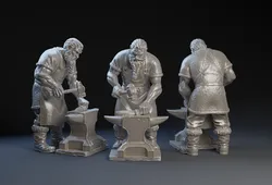 Scandinavian Nativity Scene Blacksmith