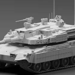South Korean K2 Black Panther with K-APS
