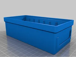 Stackable boxes with labels (some labels included)