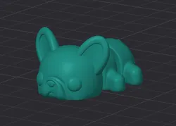 Articulated French Bulldog - keychain