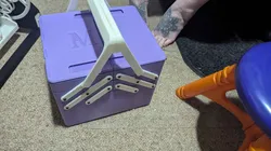 Cantilever tool/sewing box PLA friendly Screw variation