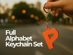 Full Alphabet Keychain Set