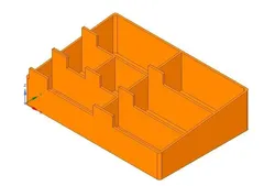 Gratis Other STL indir - Medicijnbakje of onderdelenbakje 藥物盒或細零件盒。size:200X134mm - KC