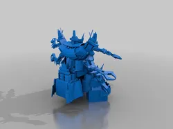 gratuită de Miniature Games & Accessories STL Descărcare - navă de luptă - bfg - navă orks explodată - SMT_M 🦊