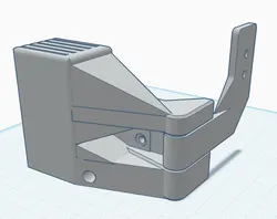 K1 Door hinge with plate holder
