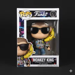 macaco e banana pop funko