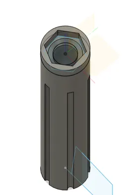 Manual Bit Nut for M3 Screw
