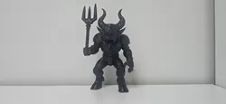 Mecha Demon with Trident Holiday Figure