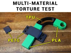 Multi material torture test
