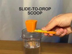 Slide-to-Drop Protein Powder Scoop
