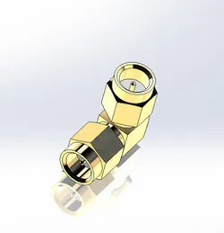 SMA Male To SMA Male 90 Degree Connector