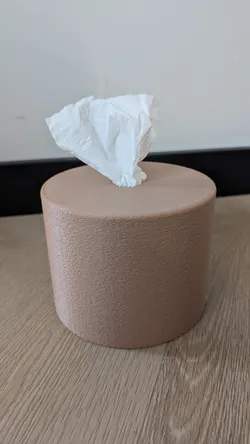 Toilet paper tissue box smooth
