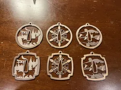 Tsuba Christmas Ornaments