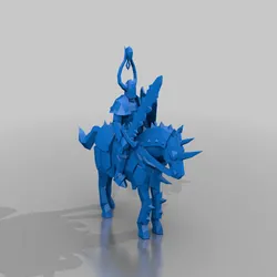 مجاني Other STL تنزيل - فارس الموت - فوضى - فوضى - تم - بولي منخفضة - SMT_M 🦊