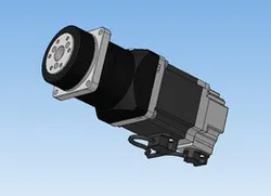 AC servomotor with planetary gearbox