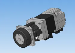 AC servomotor with planetary gearbox